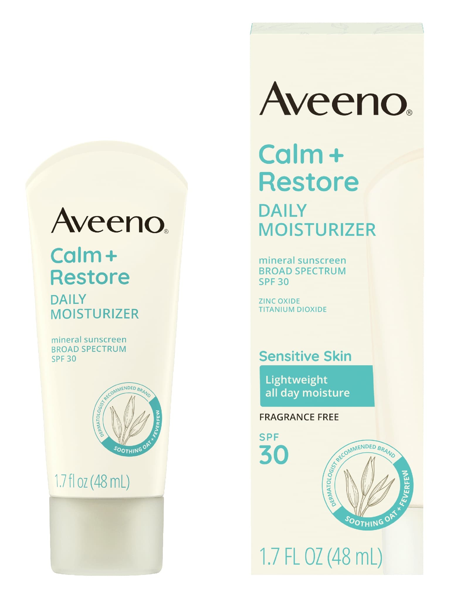 Calm + Restore Daily Moisturizer Mineral Sunscreen With Broad Spectrum SPF 30