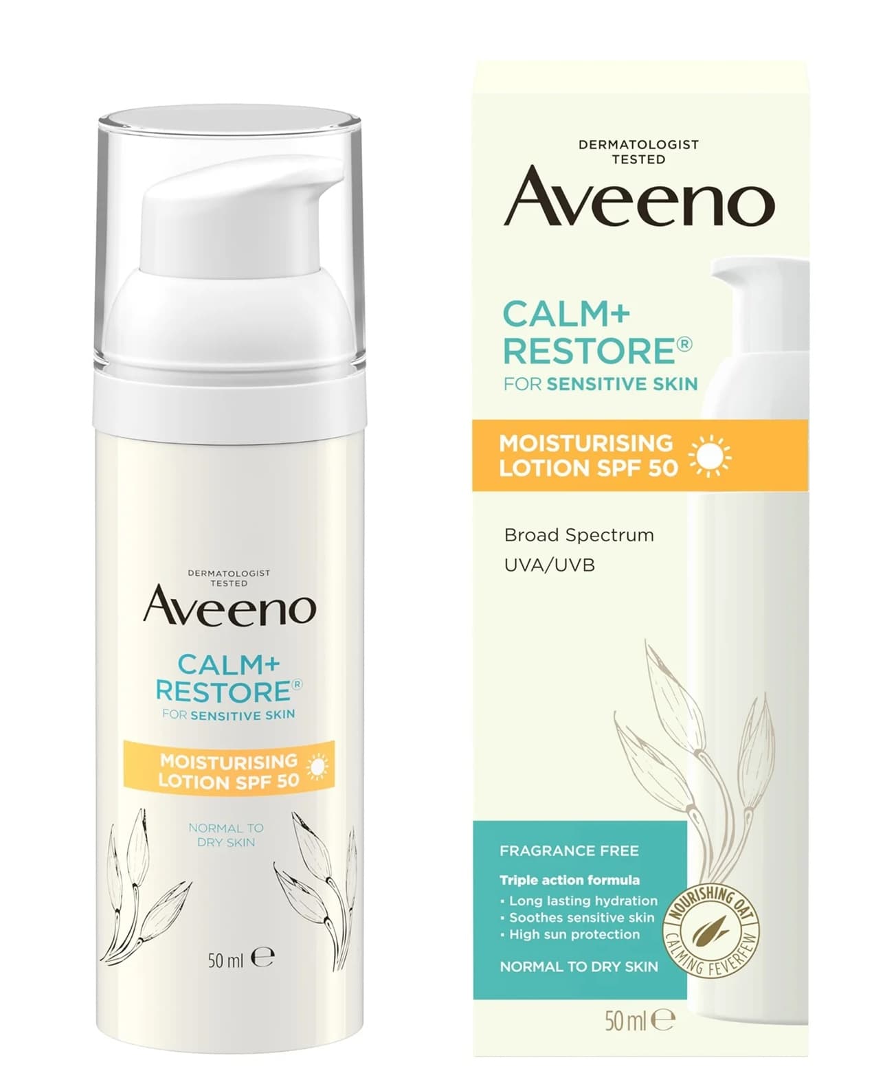 Calm + Restore Moisturising Lotion SPF 50