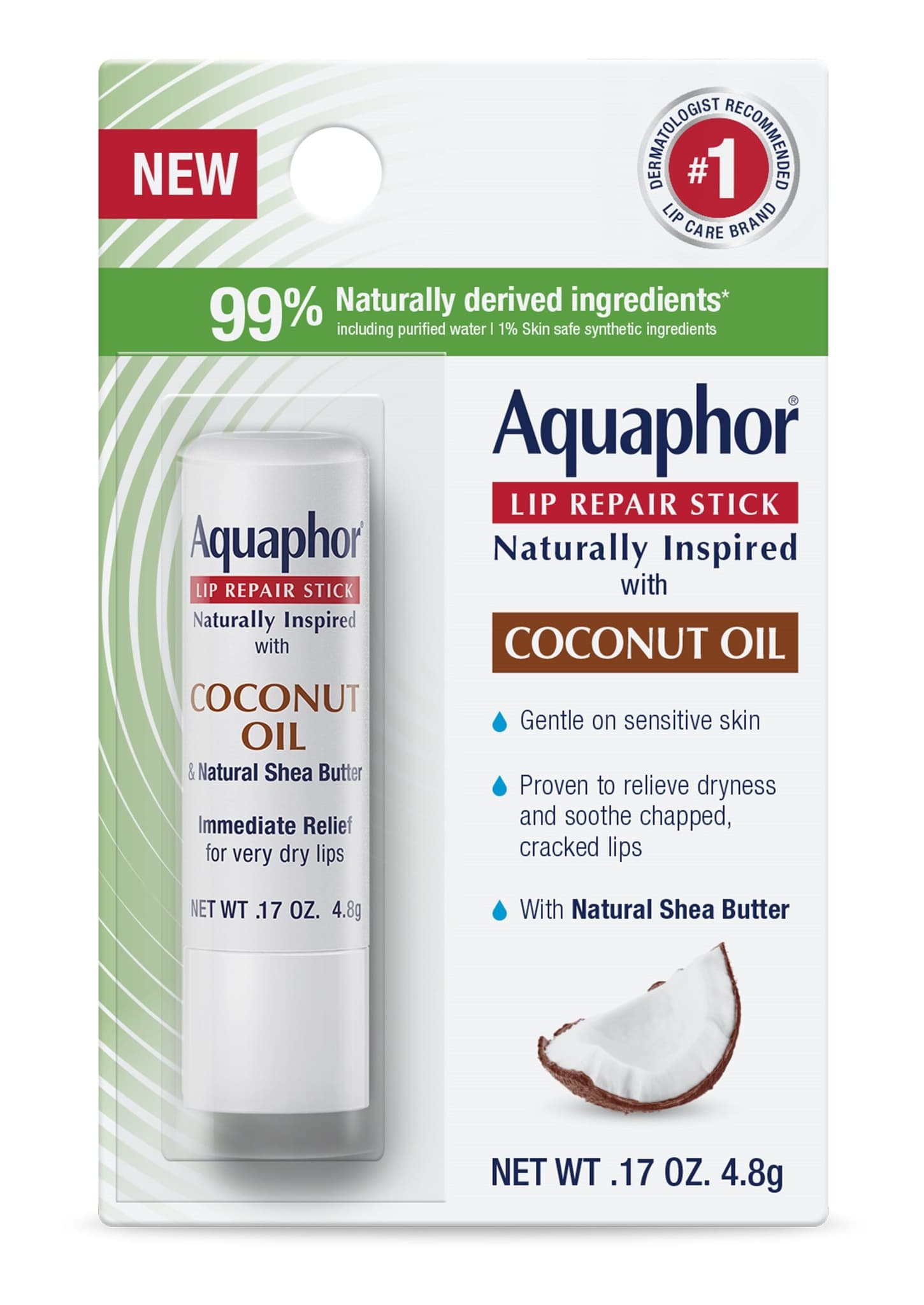 Lip Repair Stick For Immediate Relief - Coconut