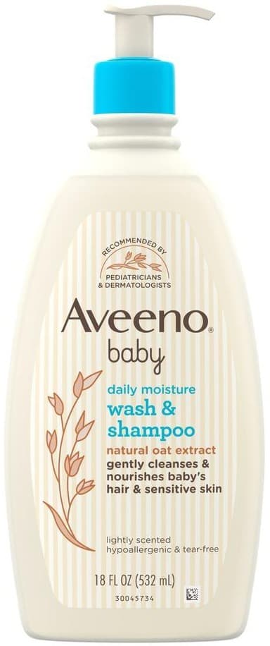 Baby Daily Moisture Gentle Bath Wash & Shampoo